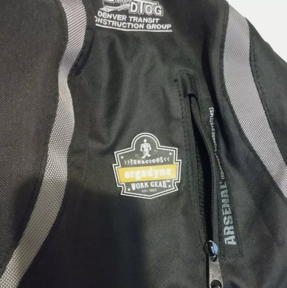 Ergodyne Tenacious Work Gear Arsenal Black Jobsite Tool Backpack w/Logo - Picture 5 of 10